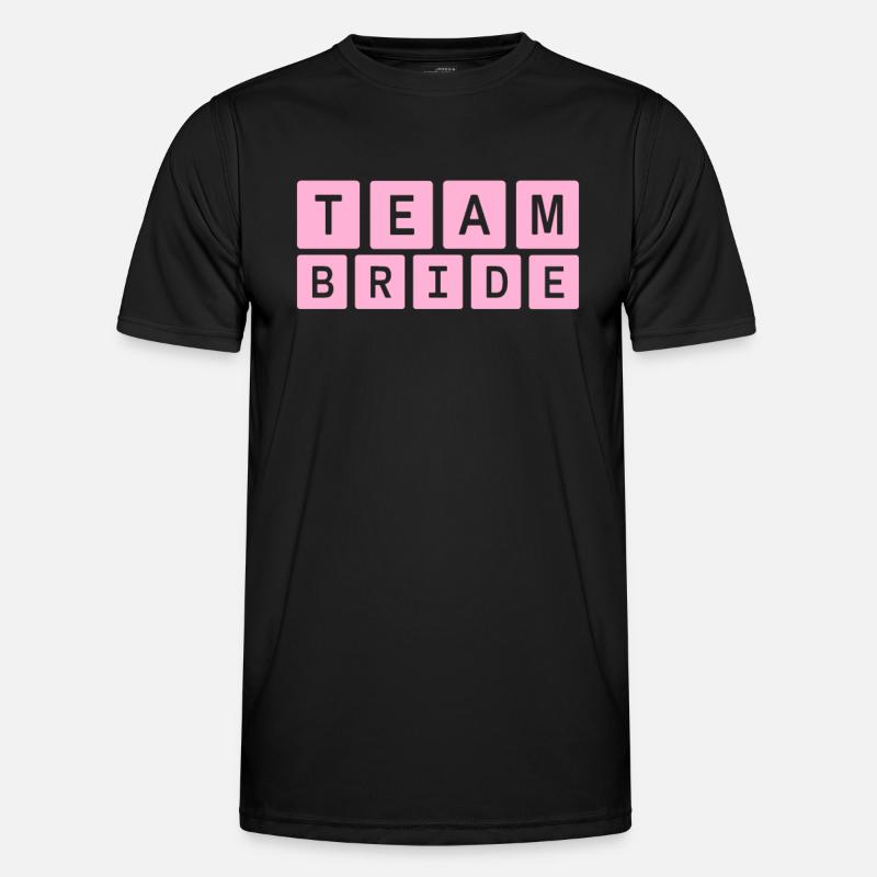 team bride Team Bride - Men's Functional T-Shirt - black