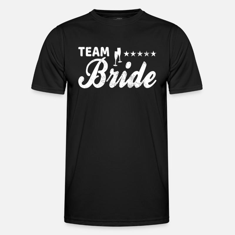 team bride Team Bride - Men's Functional T-Shirt - black