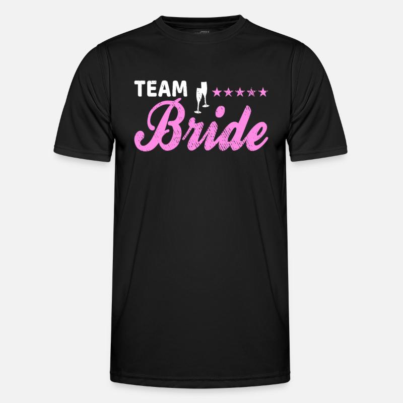 team bride Team Bride - Men's Functional T-Shirt - black