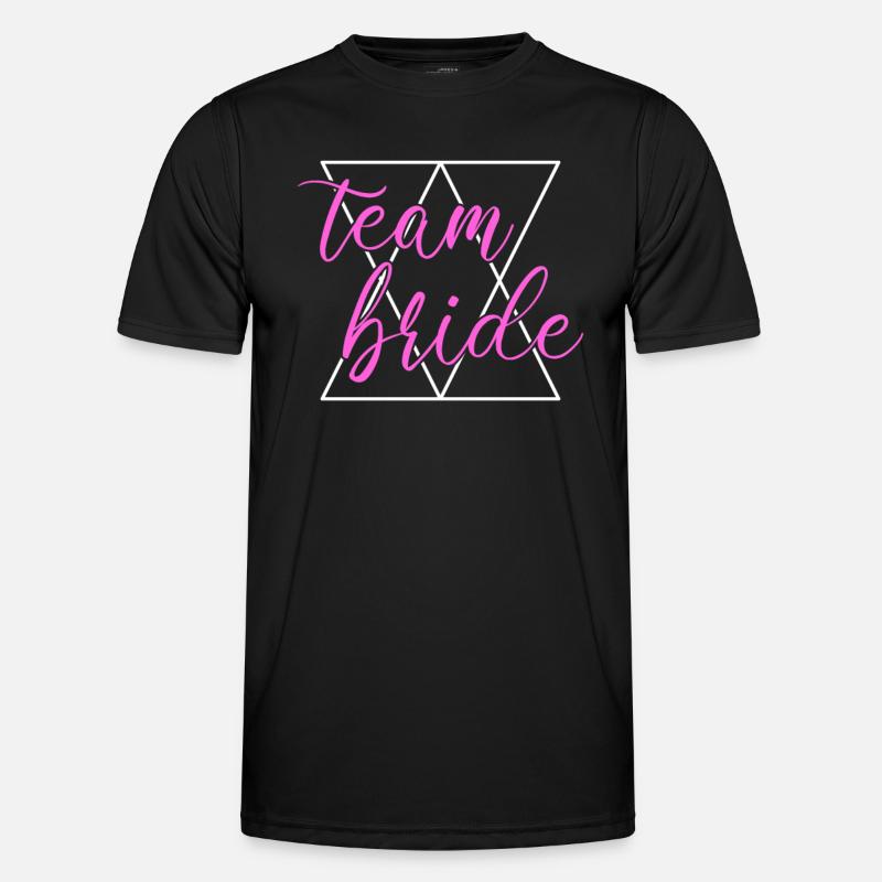 team bride Team Bride - Men's Functional T-Shirt - black