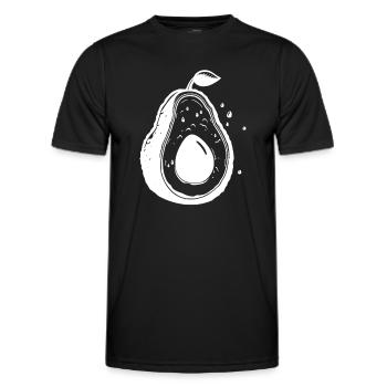 Avocado - Männer Funktions-T-Shirt - Schwarz - Vorne - AI Model Male 178 dark (178cm)