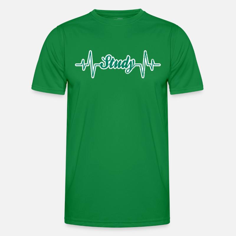 Studying heartbeat Men's Functional T-Shirt