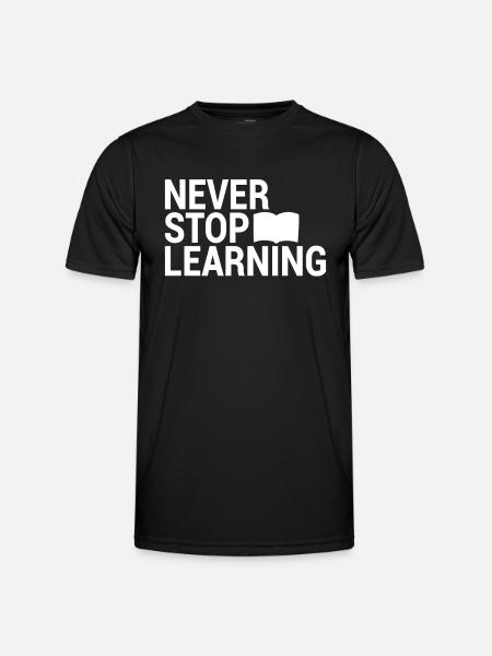 Learn Saying - Men's Functional T-Shirt - black