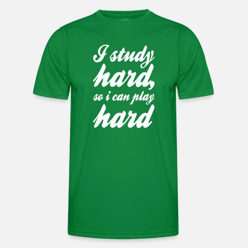 Studieren Spruch Männer Funktions-T-Shirt
