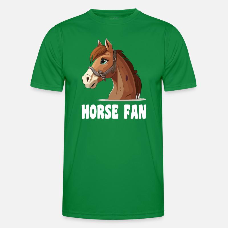 Horse comic cartoon style Men's Functional T-Shirt