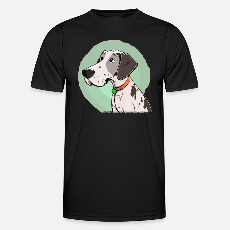 Chien dans le style comique T-shirt sport Homme