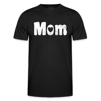 Maman Maman Maman Cadeau - T-shirt sport Homme - noir - Devant - AI Model Male 178 dark (178cm)