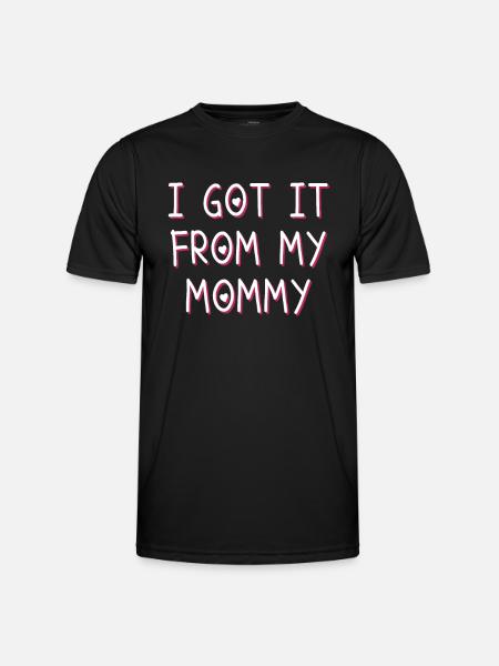 De Mama Gift - T-shirt sport Homme - noir