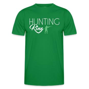 Roi de la chasse - T-shirt sport Homme - vert - Devant - AI Model Male 178 dark (178cm)