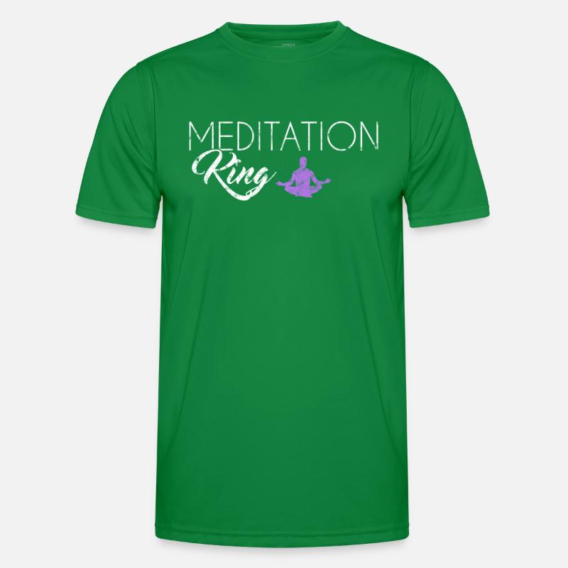 Roi de la méditation T-shirt sport Homme