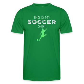 Maillot de football - T-shirt sport Homme - vert - Devant - AI Model Male 178 dark (178cm)
