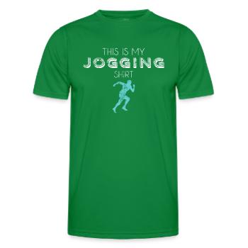Chemise de jogging - T-shirt sport Homme - vert - Devant - AI Model Male 178 dark (178cm)
