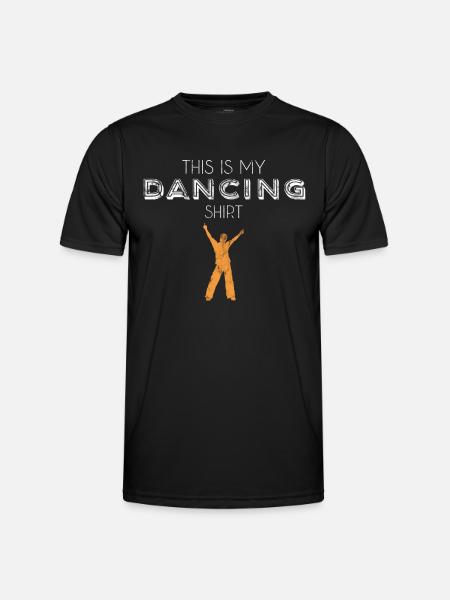 dancing shirt - Men's Functional T-Shirt - black