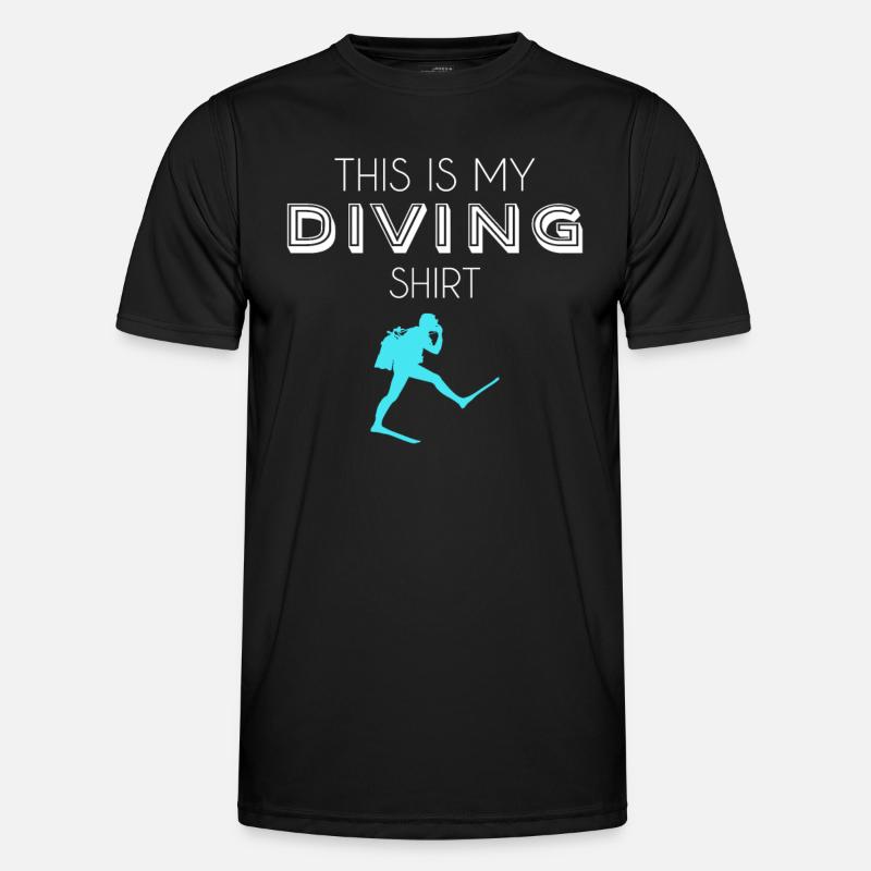 diving shirt - Men's Functional T-Shirt - black