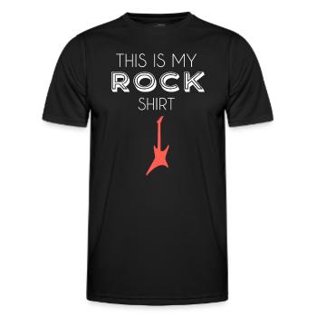 Skirt shirt - Men's Functional T-Shirt - black - Front - AI Model Male 178 dark (178cm)