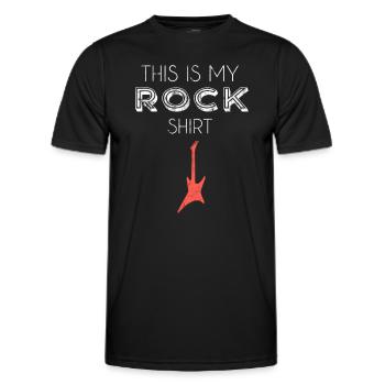 Skirt shirt - Men's Functional T-Shirt - black - Front - AI Model Male 178 dark (178cm)