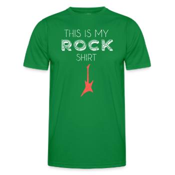 Jupe chemise - T-shirt sport Homme - vert - Devant - AI Model Male 178 dark (178cm)