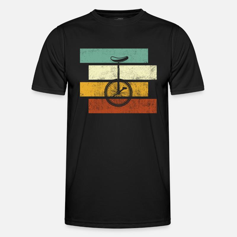 Rétro monocycle T-shirt sport Homme