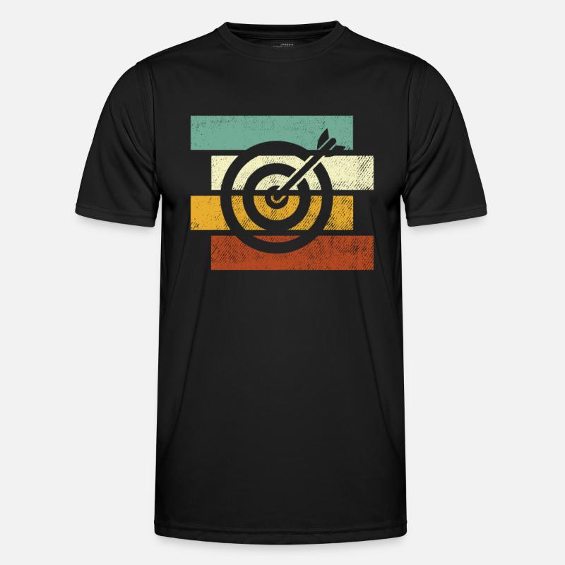 Darts Retro Männer Funktions-T-Shirt