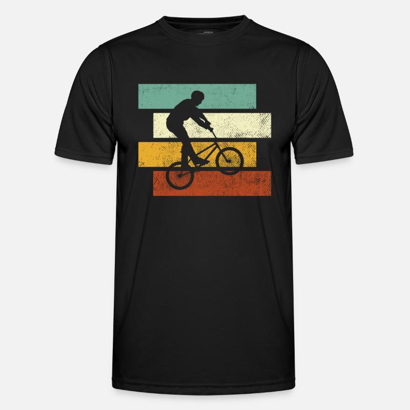 BMX retro - Men's Functional T-Shirt - black