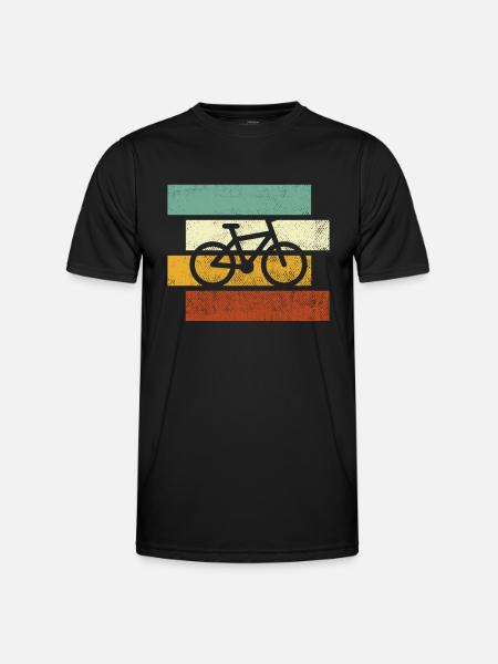 Bicycle Retro - Men's Functional T-Shirt - black