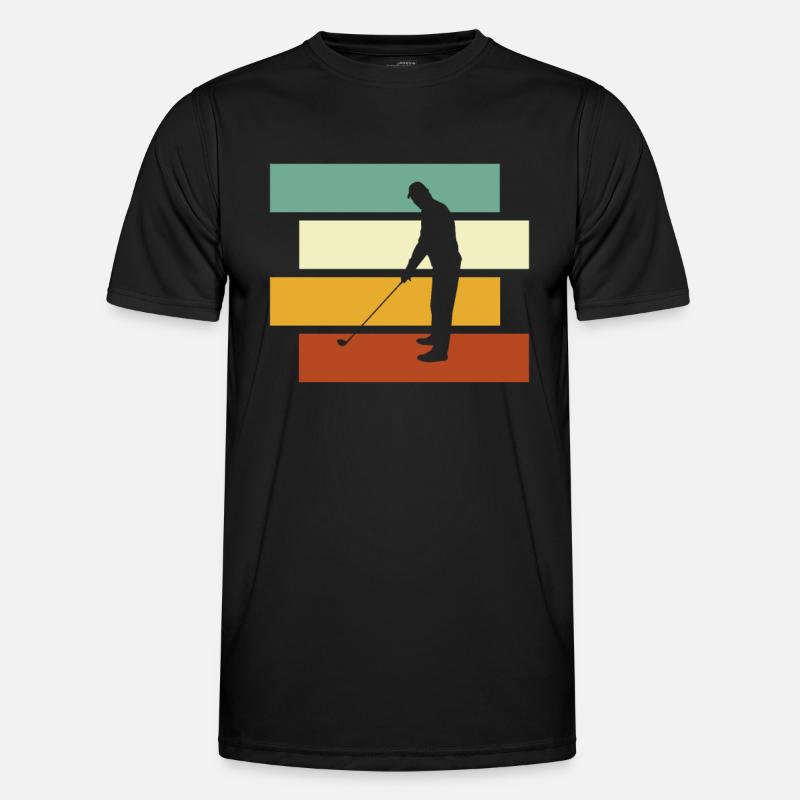 Golf Retro - Men's Functional T-Shirt - black