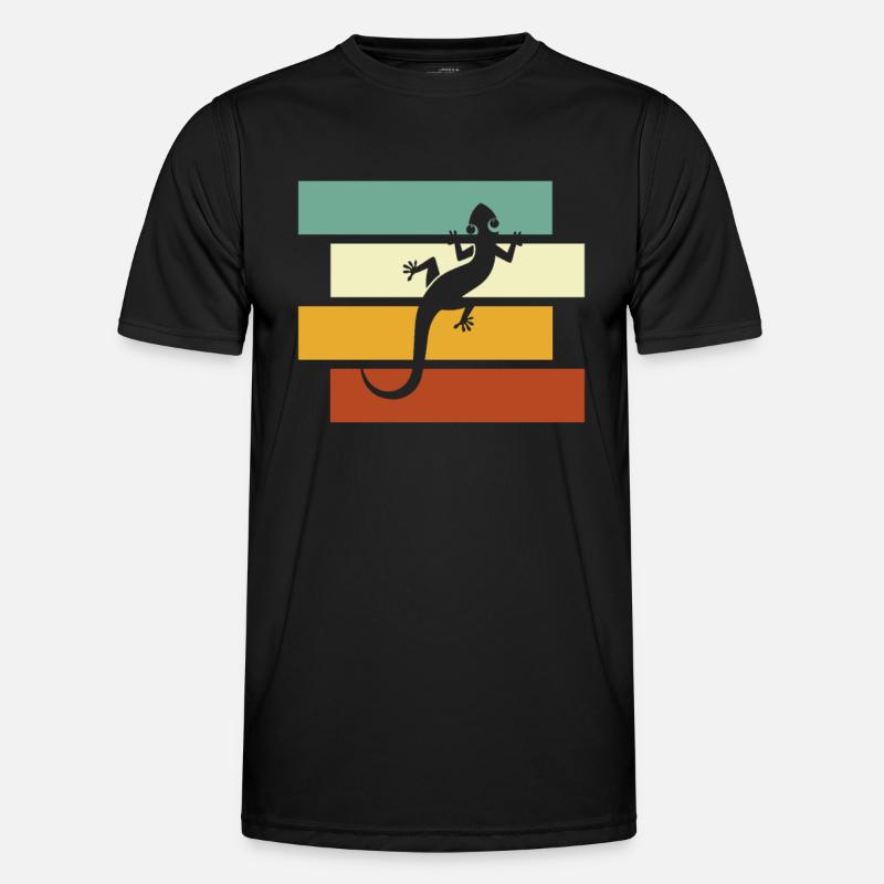 Lizard Retro - Men's Functional T-Shirt - black