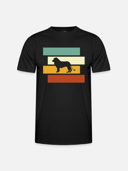 Lion Retro - Men's Functional T-Shirt - black