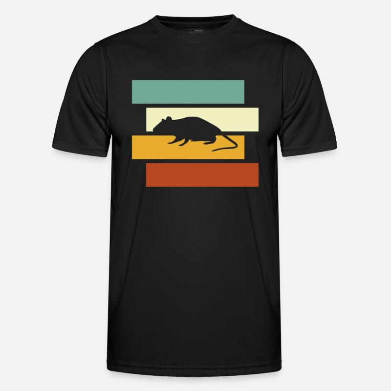 Maus Retro Männer Funktions-T-Shirt