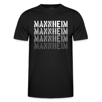 Mannheim - T-shirt sport Homme - noir - Devant - AI Model Male 178 dark (178cm)