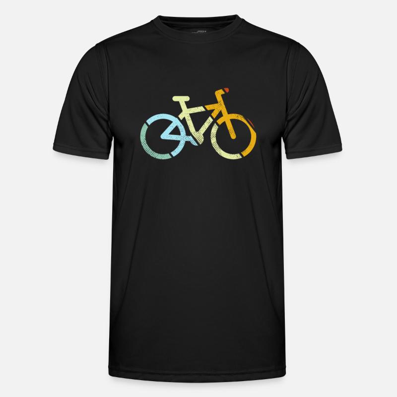 Bicycle Retro - Men's Functional T-Shirt - black