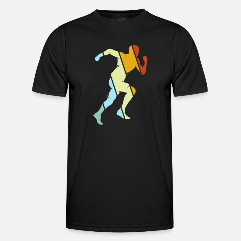 Jogging Retro - Men's Functional T-Shirt - black