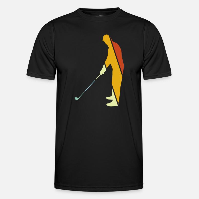 Golf Retro - Men's Functional T-Shirt - black