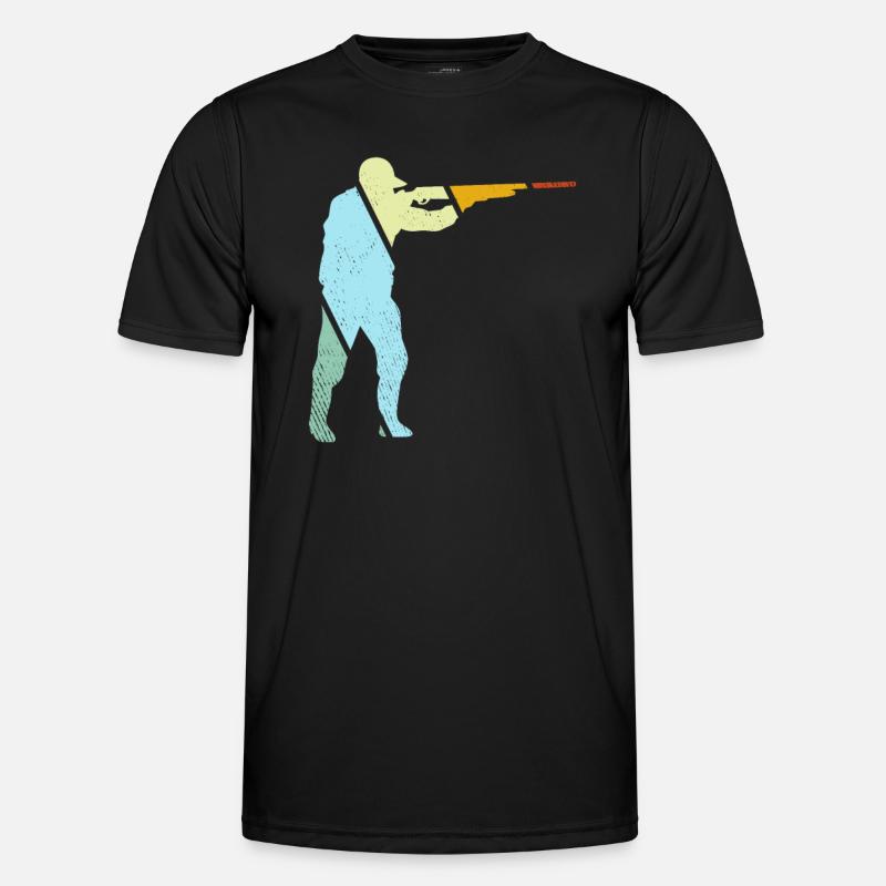 Hunter Retro - Men's Functional T-Shirt - black