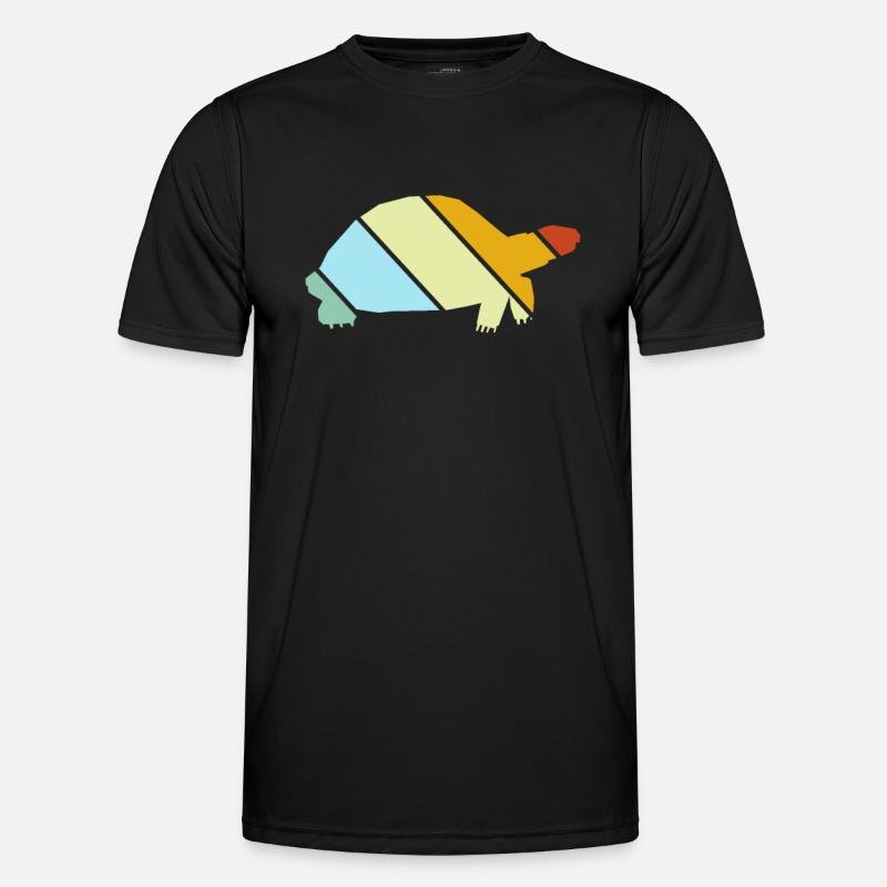 Turtle Retro - Men's Functional T-Shirt - black
