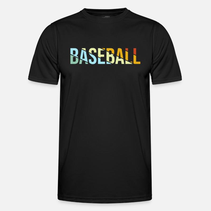 Baseball Retro - Men's Functional T-Shirt - black