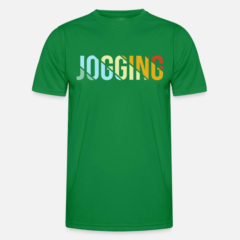 Jogging Retro Männer Funktions-T-Shirt