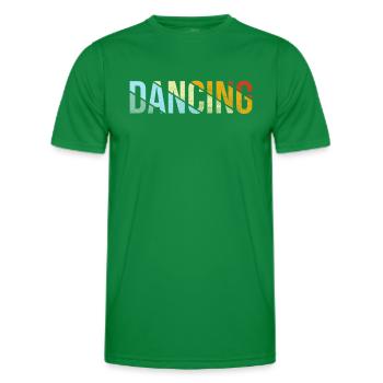 Dancing Retro - Men's Functional T-Shirt - kelly green - Front - AI Model Male 178 dark (178cm)