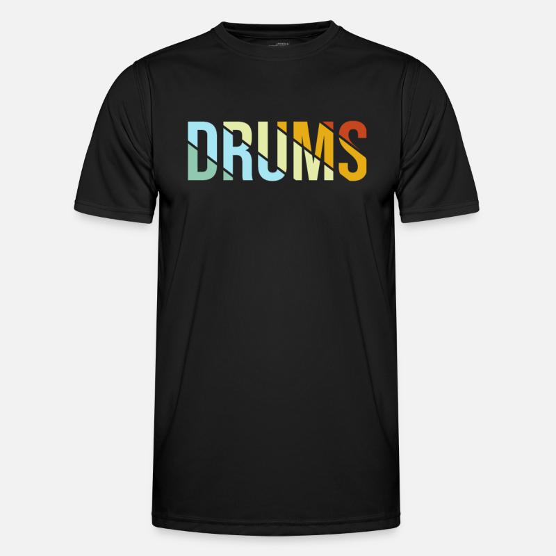 Camping Retro - Men's Functional T-Shirt - black