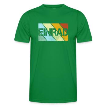 Rétro monocycle - T-shirt sport Homme - vert - Devant - AI Model Male 178 dark (178cm)