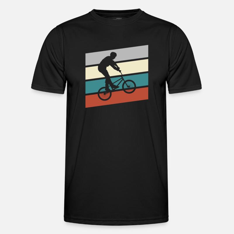 BMX Retro Männer Funktions-T-Shirt