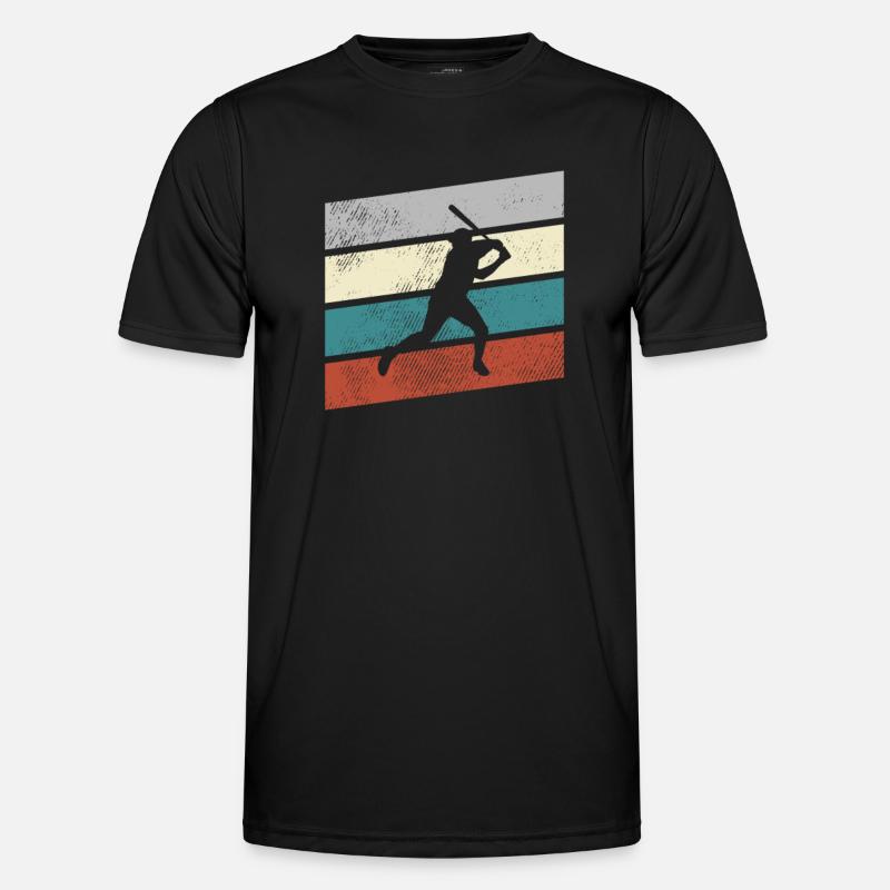 Baseball Retro - Men's Functional T-Shirt - black