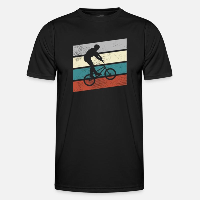 BMX Retro Männer Funktions-T-Shirt