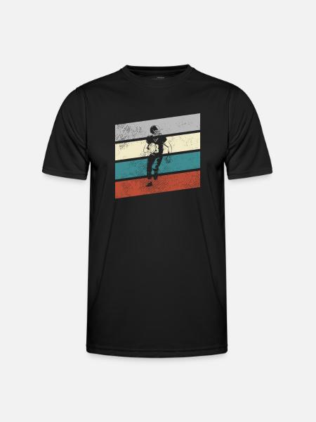 Football Rétro - T-shirt sport Homme - noir