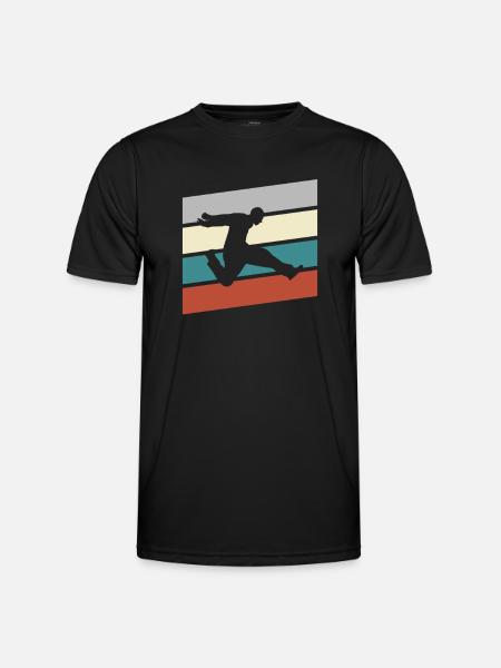Parkour Retro - Men's Functional T-Shirt - black