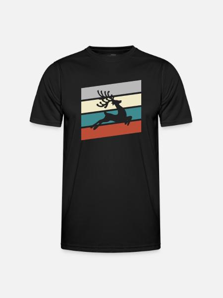 Moose Retro - T-shirt sport Homme - noir