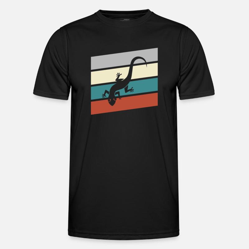 Lizard Retro - Men's Functional T-Shirt - black