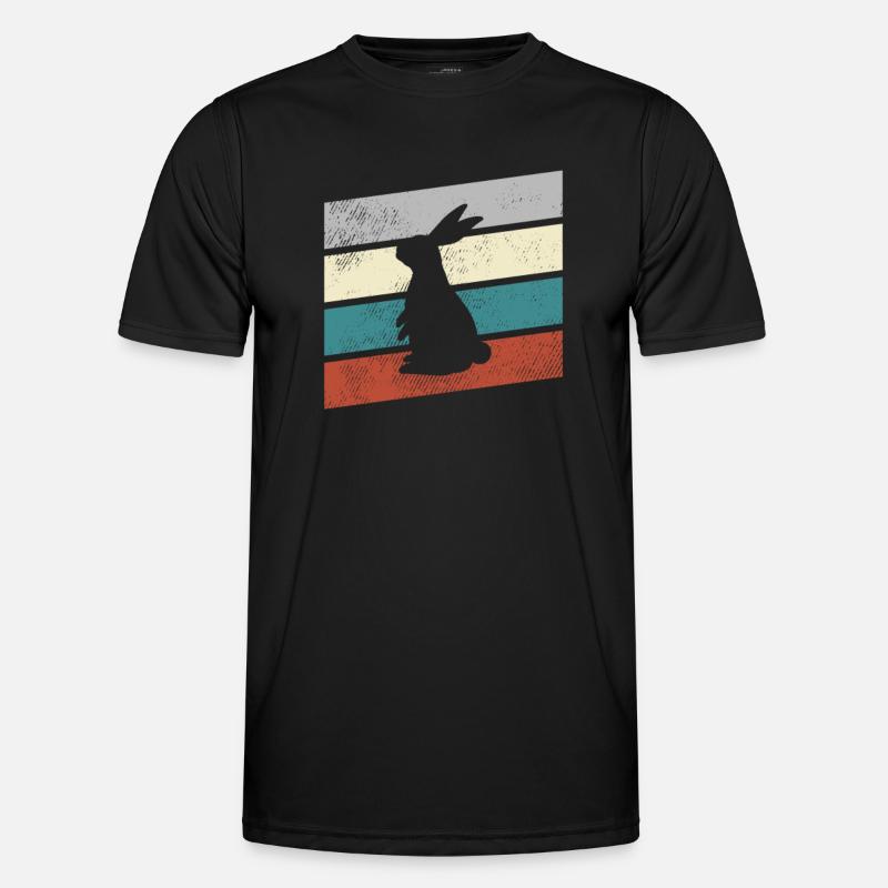 Rabbit Retro - Men's Functional T-Shirt - black