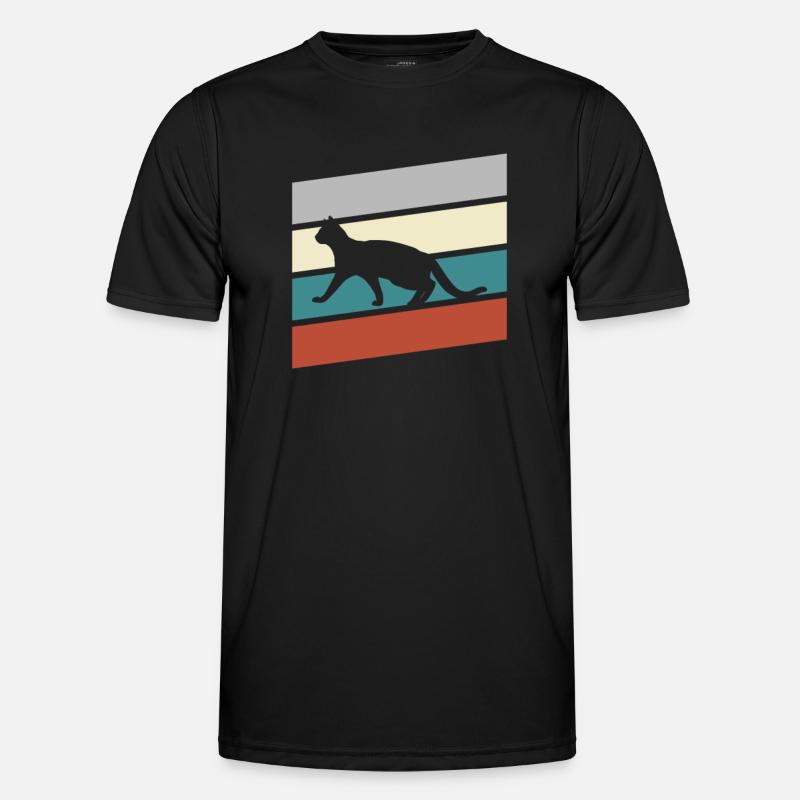 Chat Rétro T-shirt sport Homme