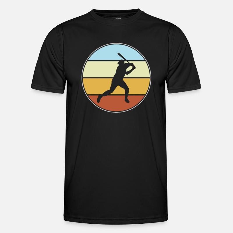 Baseball Retro - Men's Functional T-Shirt - black